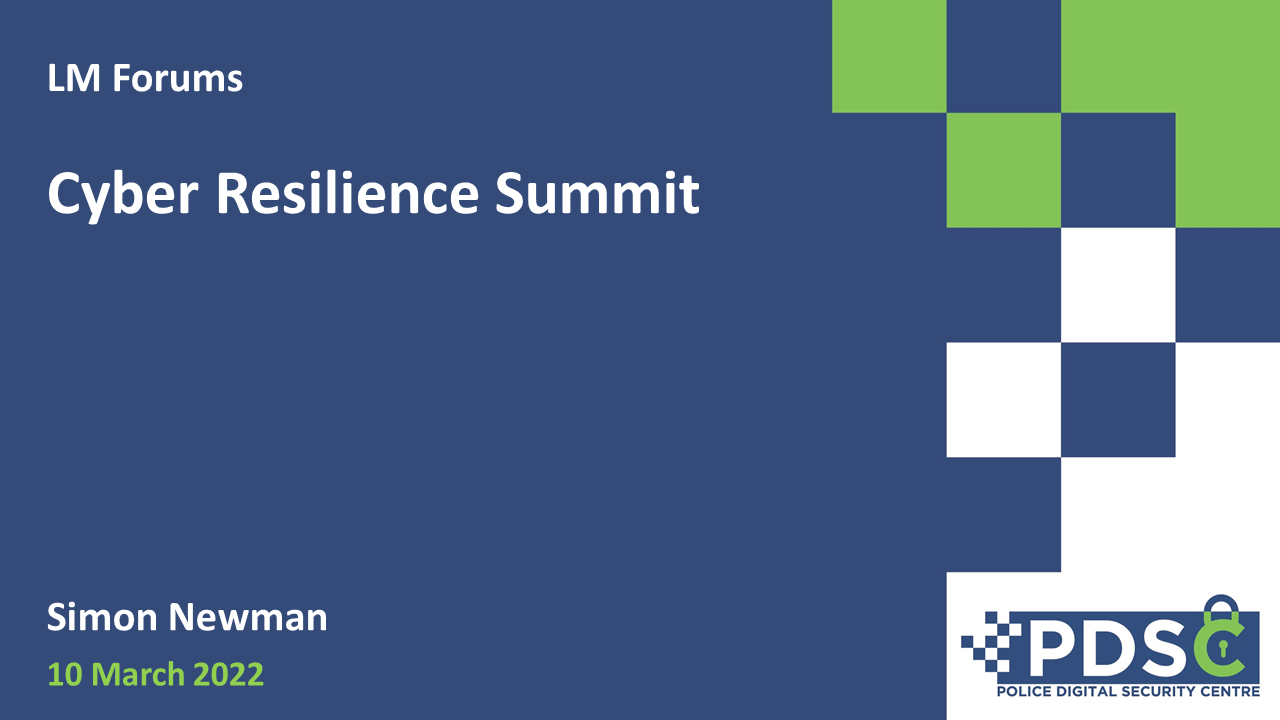 Cyber Resilience Summit - PDSC